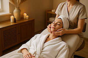 Tageswellness im Bayerischen Wald Gesichtsmassage